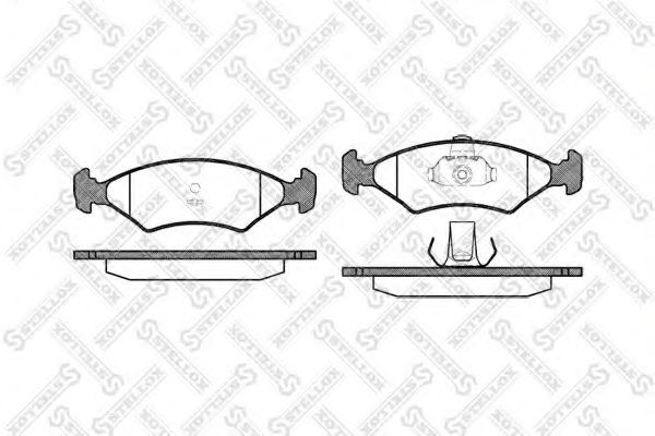 STELLOX 130 000-SX Тормозные колодки для FORD FIESTA (Форд Фиэста) STELLOX 130 000-SX Тормозные колодки для FORD FIESTA (Форд Фиэста)