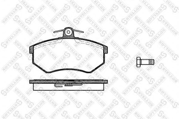 STELLOX 145 010-SX Тормозные колодки для AUDI 80 (Ауди 80) STELLOX 145 010-SX Тормозные колодки для AUDI 80 (Ауди 80)