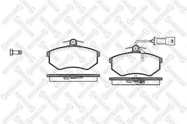 STELLOX 145 012-SX Тормозные колодки для VOLKSWAGEN (Фольксваген) STELLOX 145 012-SX Тормозные колодки для VOLKSWAGEN (Фольксваген)