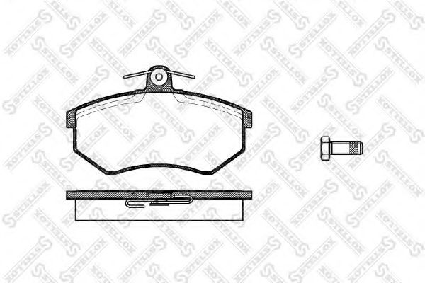 STELLOX 145 040-SX Тормозные колодки для VOLKSWAGEN (Фольксваген) STELLOX 145 040-SX Тормозные колодки для VOLKSWAGEN (Фольксваген)