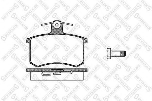 STELLOX 146 020-SX Тормозные колодки для AUDI 100 (Ауди 100) STELLOX 146 020-SX Тормозные колодки для AUDI 100 (Ауди 100)