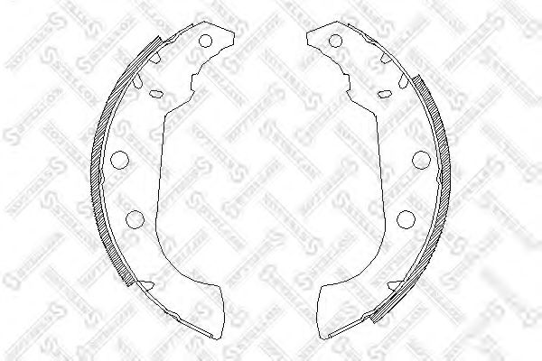 STELLOX 146 101-SX Тормозные колодоки для PEUGEOT (Пежо) STELLOX 146 101-SX Тормозные колодоки для PEUGEOT (Пежо)