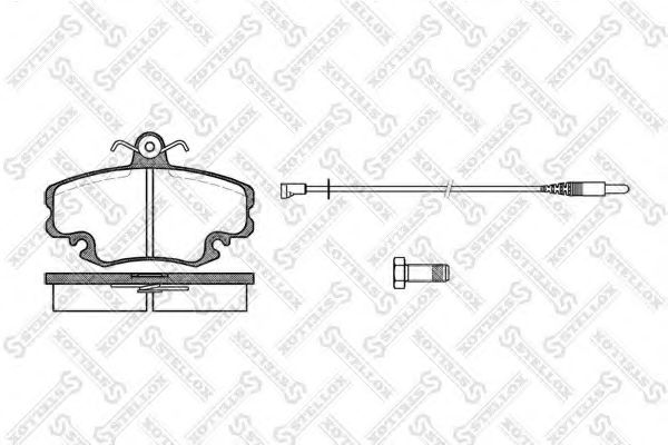 STELLOX 152 002-SX Тормозные колодки для DACIA SANDERO (Дача Сандэро) STELLOX 152 002-SX Тормозные колодки для DACIA SANDERO (Дача Сандэро)
