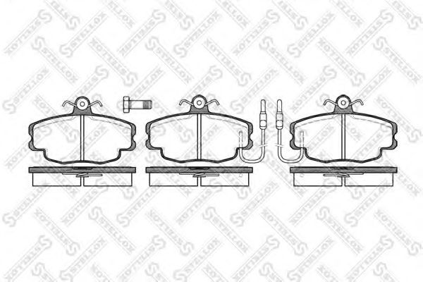 STELLOX 152 032-SX Тормозные колодки для PEUGEOT 205 II (Пежо 205 2) STELLOX 152 032-SX Тормозные колодки для PEUGEOT 205 II (Пежо 205 2)