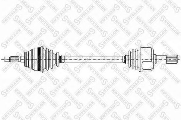 STELLOX 158 1002-SX Приводной вал для PEUGEOT (Пежо) STELLOX 158 1002-SX Приводной вал для PEUGEOT (Пежо)
