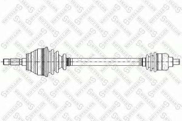 STELLOX 158 1047-SX Приводной вал для RENAULT MASTER I (Рено Мастэр и) STELLOX 158 1047-SX Приводной вал для RENAULT MASTER I (Рено Мастэр и)