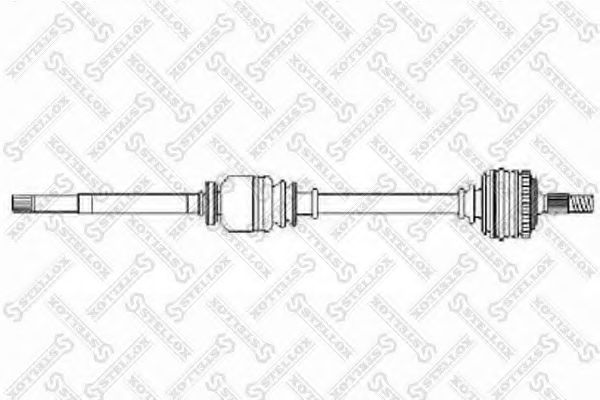 STELLOX 158 1765-SX Приводной вал для PEUGEOT (Пежо) STELLOX 158 1765-SX Приводной вал для PEUGEOT (Пежо)