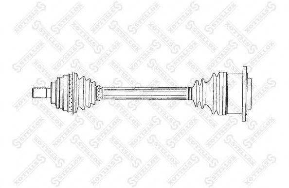 STELLOX 158 1768-SX Приводной вал для VOLKSWAGEN SHARAN (Фольксваген Шаран) STELLOX 158 1768-SX Приводной вал для VOLKSWAGEN SHARAN (Фольксваген Шаран)