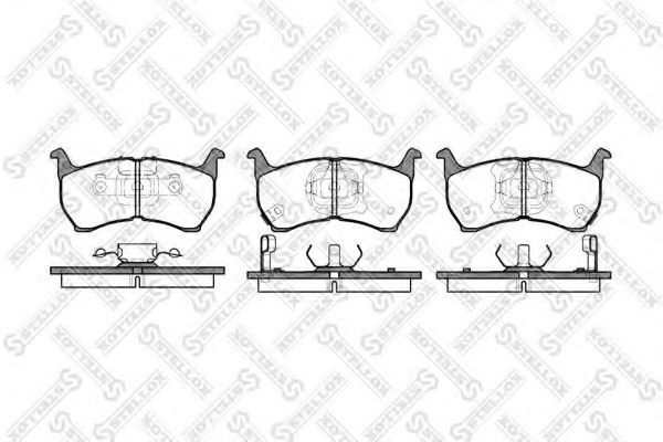 STELLOX 175 002-SX Тормозные колодки для MAZDA 626 II (Мазда 626 2) STELLOX 175 002-SX Тормозные колодки для MAZDA 626 II (Мазда 626 2)