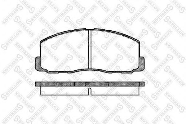 STELLOX 199 000-SX Тормозные колодки для MITSUBISHI LANCER III (Митсубиши/митсубиси Ланcэр 3) STELLOX 199 000-SX Тормозные колодки для MITSUBISHI LANCER III (Митсубиши/митсубиси Ланcэр 3)