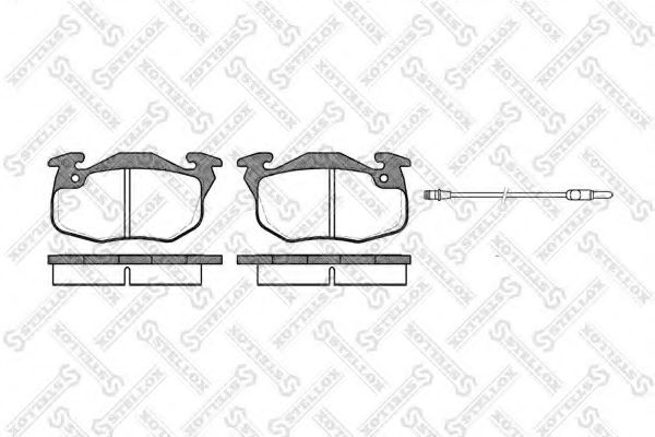 STELLOX 203 012-SX Тормозные колодки для PEUGEOT 205 II (Пежо 205 2) STELLOX 203 012-SX Тормозные колодки для PEUGEOT 205 II (Пежо 205 2)