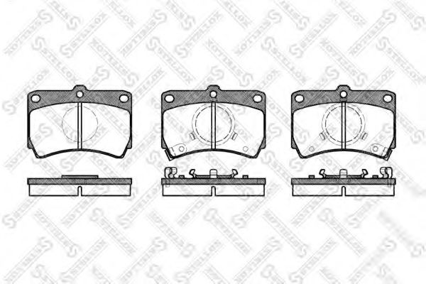 STELLOX 223 012-SX Тормозные колодки для MAZDA FAMILIA V (Мазда Фамилиа v) STELLOX 223 012-SX Тормозные колодки для MAZDA FAMILIA V (Мазда Фамилиа v)
