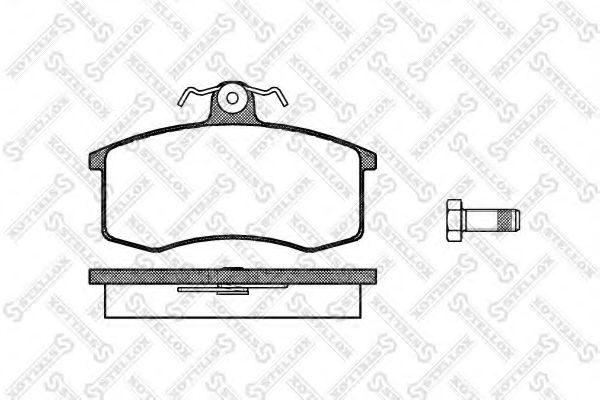 STELLOX 232 000-SX Тормозные колодки для ZAZ (Заз) STELLOX 232 000-SX Тормозные колодки для ZAZ (Заз)