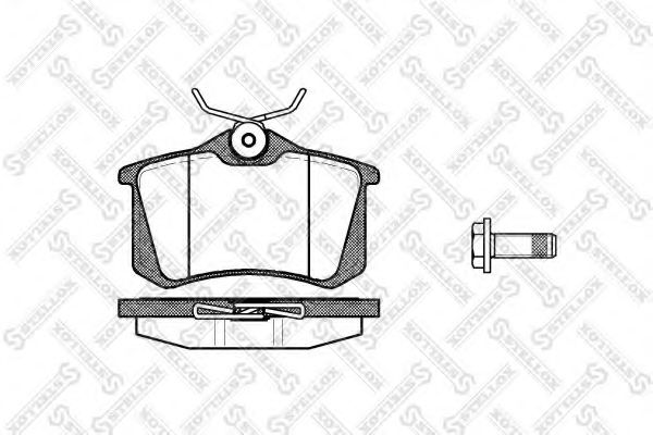 STELLOX 274 005B-SX Тормозные колодки для VOLKSWAGEN (Фольксваген) STELLOX 274 005B-SX Тормозные колодки для VOLKSWAGEN (Фольксваген)