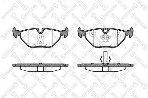 STELLOX 276 040B-SX Тормозные колодки для BMW (Бмв) STELLOX 276 040B-SX Тормозные колодки для BMW (Бмв)