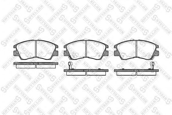 STELLOX 286 002-SX Тормозные колодки для MITSUBISHI COLT/RODEO (Митсубиши/митсубиси Cолт/родэо) STELLOX 286 002-SX Тормозные колодки для MITSUBISHI COLT/RODEO (Митсубиши/митсубиси Cолт/родэо)