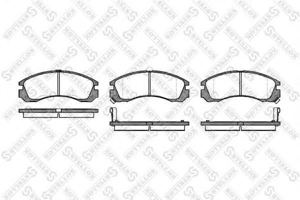 STELLOX 365 002-SX Тормозные колодки для MITSUBISHI COLT/RODEO (Митсубиши/митсубиси Cолт/родэо) STELLOX 365 002-SX Тормозные колодки для MITSUBISHI COLT/RODEO (Митсубиши/митсубиси Cолт/родэо)