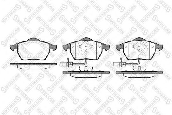 STELLOX 401 022B-SX Тормозные колодки для VOLKSWAGEN (Фольксваген) STELLOX 401 022B-SX Тормозные колодки для VOLKSWAGEN (Фольксваген)