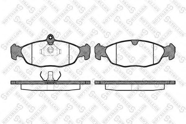 STELLOX 404 000-SX Тормозные колодки для DAEWOO (Дэу) STELLOX 404 000-SX Тормозные колодки для DAEWOO (Дэу)