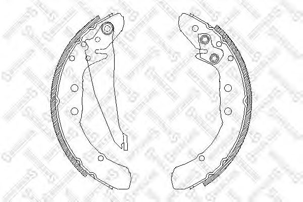 STELLOX 408 100-SX Тормозные колодоки для AUDI 90 (Ауди 90) STELLOX 408 100-SX Тормозные колодоки для AUDI 90 (Ауди 90)