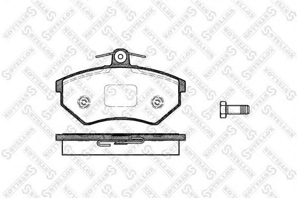 STELLOX 412 000-SX Тормозные колодки для VOLKSWAGEN (Фольксваген) STELLOX 412 000-SX Тормозные колодки для VOLKSWAGEN (Фольксваген)