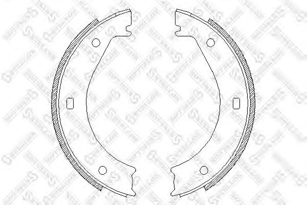 STELLOX 415 100-SX Тормозные колодоки для BMW (Бмв) STELLOX 415 100-SX Тормозные колодоки для BMW (Бмв)