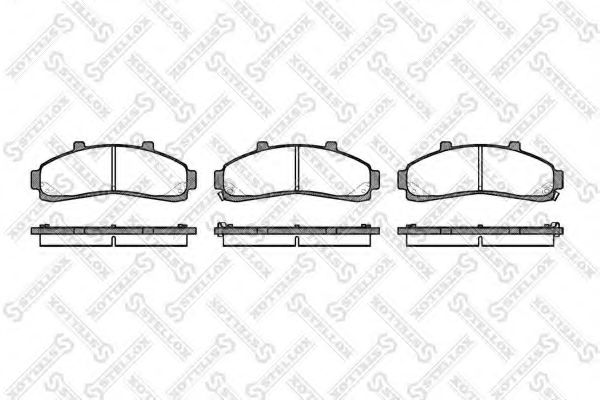 STELLOX 582 002B-SX Тормозные колодки для MAZDA PROCEED/DRIFTER (Мазда Просид/дрифтэр) STELLOX 582 002B-SX Тормозные колодки для MAZDA PROCEED/DRIFTER (Мазда Просид/дрифтэр)