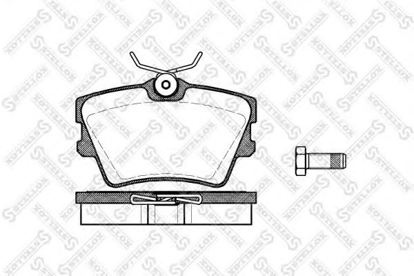 STELLOX 602 000B-SX Тормозные колодки для VOLKSWAGEN (Фольксваген) STELLOX 602 000B-SX Тормозные колодки для VOLKSWAGEN (Фольксваген)