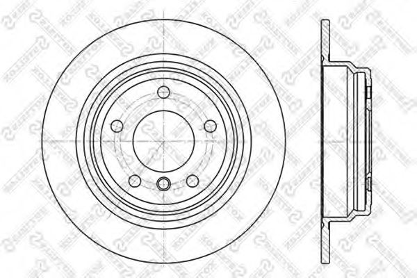 STELLOX 6020-1537-SX Тормозной диск 