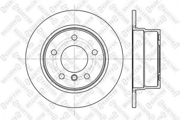 STELLOX 6020-1538-SX Тормозной диск 