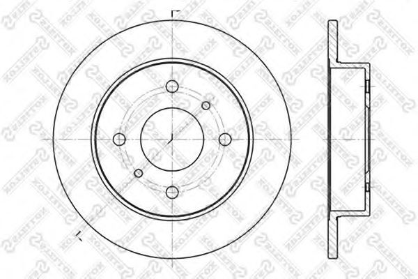 STELLOX 6020-2229-SX Тормозной диск для NISSAN PRIMERA (Ниссан Примера) STELLOX 6020-2229-SX Тормозной диск для NISSAN PRIMERA (Ниссан Примера)
