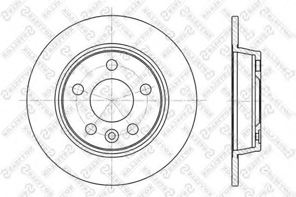 STELLOX 6020-2546-SX Тормозной диск 