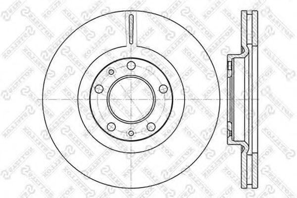 STELLOX 6020-3723V-SX Тормозной диск для PEUGEOT (Пежо) STELLOX 6020-3723V-SX Тормозной диск для PEUGEOT (Пежо)