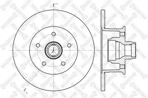 STELLOX 6020-4720-SX Тормозной диск для VOLKSWAGEN VANAGON III (Фольксваген Vанагон 3) STELLOX 6020-4720-SX Тормозной диск для VOLKSWAGEN VANAGON III (Фольксваген Vанагон 3)