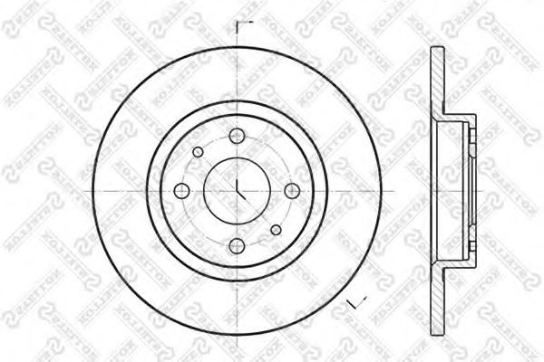 STELLOX 6020-9932-SX Тормозной диск для FIAT 500 C (Фиат 500 c) STELLOX 6020-9932-SX Тормозной диск для FIAT 500 C (Фиат 500 c)