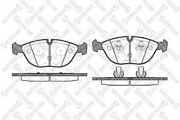 STELLOX 608 000B-SX Тормозные колодки для VOLKSWAGEN (Фольксваген) STELLOX 608 000B-SX Тормозные колодки для VOLKSWAGEN (Фольксваген)