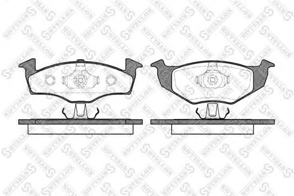 STELLOX 620 010B-SX Тормозные колодки для VOLKSWAGEN (Фольксваген) STELLOX 620 010B-SX Тормозные колодки для VOLKSWAGEN (Фольксваген)