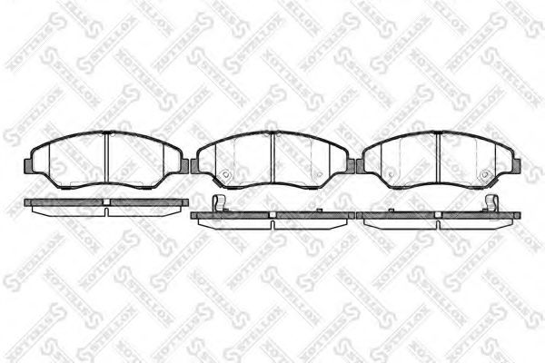 STELLOX 750 002-SX Тормозные колодки для KIA SPORTAGE (Киа Спортейдж) STELLOX 750 002-SX Тормозные колодки для KIA SPORTAGE (Киа Спортейдж)