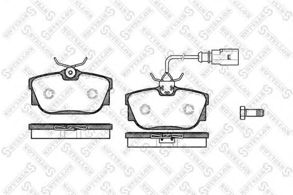STELLOX 778 000B-SX Тормозные колодки для VOLKSWAGEN (Фольксваген) STELLOX 778 000B-SX Тормозные колодки для VOLKSWAGEN (Фольксваген)