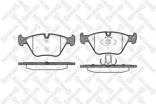STELLOX 974 000BL-SX Тормозные колодки для BMW (Бмв) STELLOX 974 000BL-SX Тормозные колодки для BMW (Бмв)