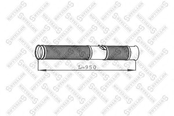 STELLOX 82-01654-SX Гофрированная труба, выхлопная система для SCANIA (Сканиа) STELLOX 82-01654-SX Гофрированная труба, выхлопная система для SCANIA (Сканиа)