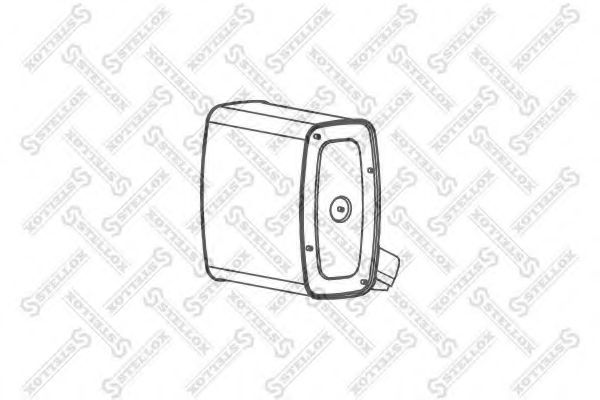 STELLOX 82-03072-SX Средний конечный глушитель ОГ 