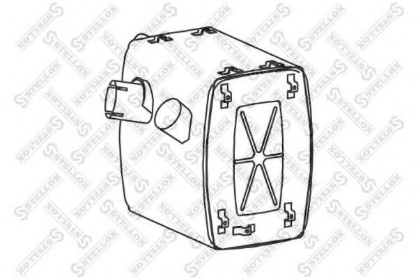 STELLOX 82-03078-SX Средний конечный глушитель ОГ 