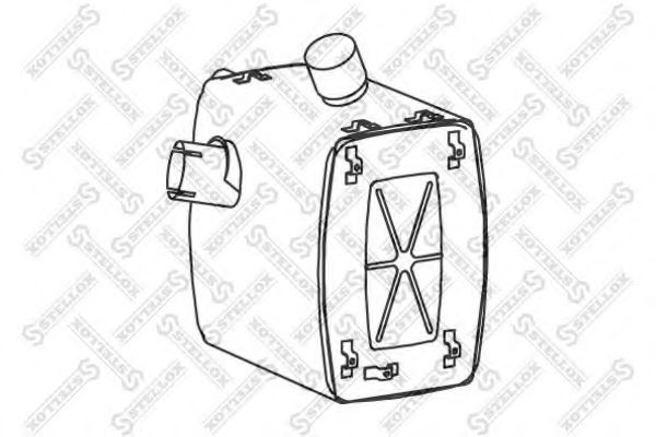 STELLOX 82-03088-SX Средний конечный глушитель ОГ 