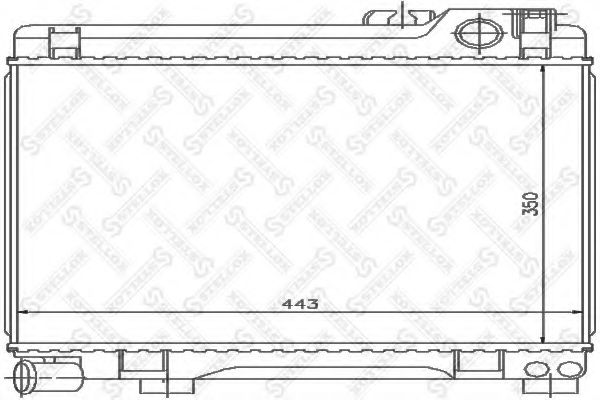 STELLOX 10-25558-SX Радиатор, охлаждение двигателя для BMW 3 (Бмв 3) STELLOX 10-25558-SX Радиатор, охлаждение двигателя для BMW 3 (Бмв 3)