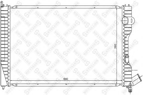 STELLOX 10-25639-SX Радиатор, охлаждение двигателя для CITROëN (Cитроëн) STELLOX 10-25639-SX Радиатор, охлаждение двигателя для CITROëN (Cитроëн)