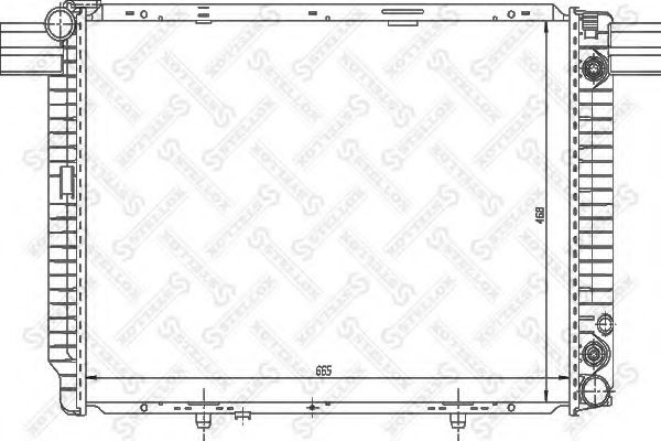 STELLOX 10-25867-SX Радиатор, охлаждение двигателя для MERCEDESBENZ (Мерседес бенц) STELLOX 10-25867-SX Радиатор, охлаждение двигателя для MERCEDESBENZ (Мерседес бенц)