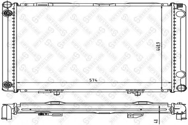 STELLOX 10-25927-SX Радиатор, охлаждение двигателя для MERCEDESBENZ (Мерседес бенц) STELLOX 10-25927-SX Радиатор, охлаждение двигателя для MERCEDESBENZ (Мерседес бенц)