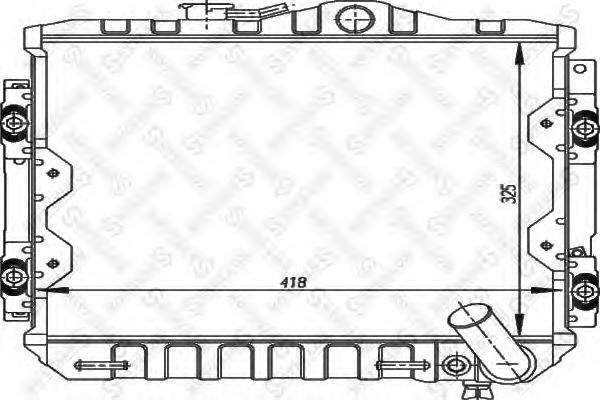 STELLOX 10-25942-SX Радиатор, охлаждение двигателя для MITSUBISHI COLT II (Митсубиши/митсубиси Cолт 2) STELLOX 10-25942-SX Радиатор, охлаждение двигателя для MITSUBISHI COLT II (Митсубиши/митсубиси Cолт 2)
