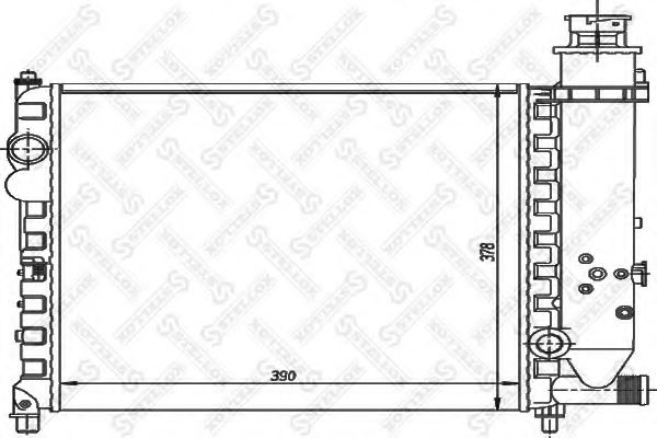 STELLOX 10-26150-SX Радиатор, охлаждение двигателя для PEUGEOT 309 (Пежо 309) STELLOX 10-26150-SX Радиатор, охлаждение двигателя для PEUGEOT 309 (Пежо 309)